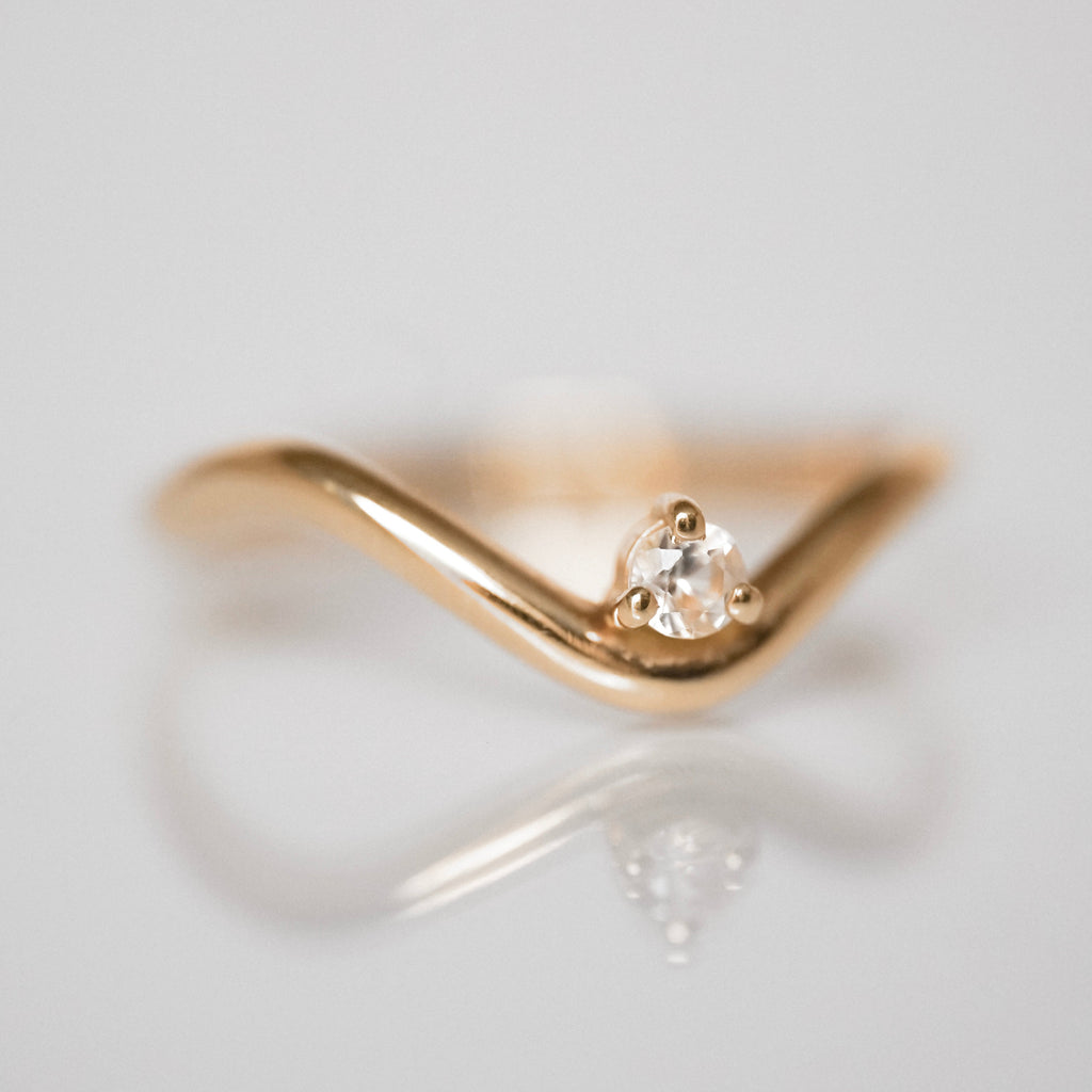 Iris Brilliant Wave Ring