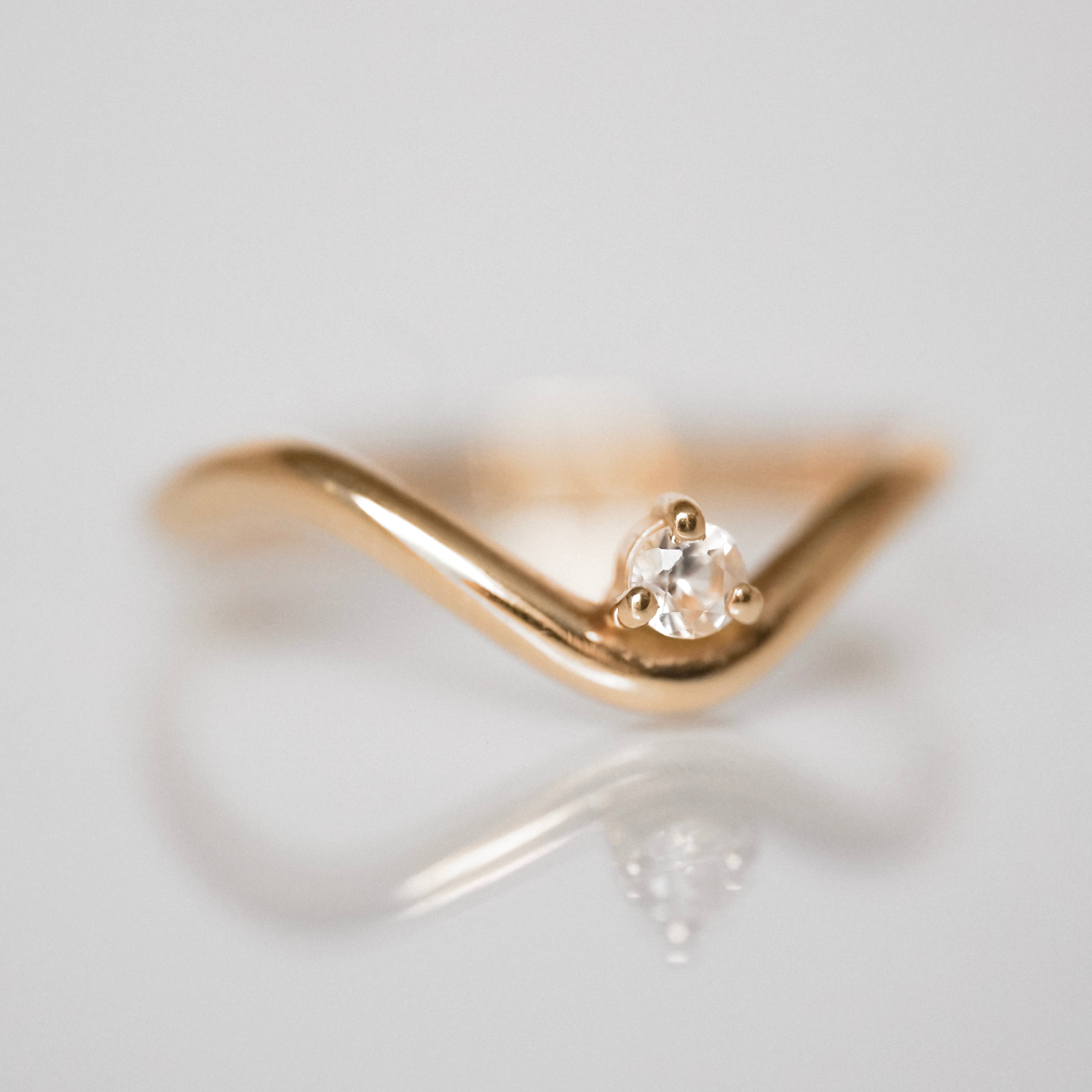 Iris Brilliant Wave Ring