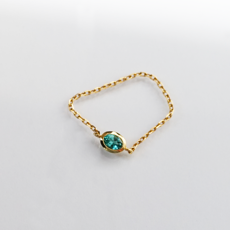 Bague Chaîne Valentine Turquoise
