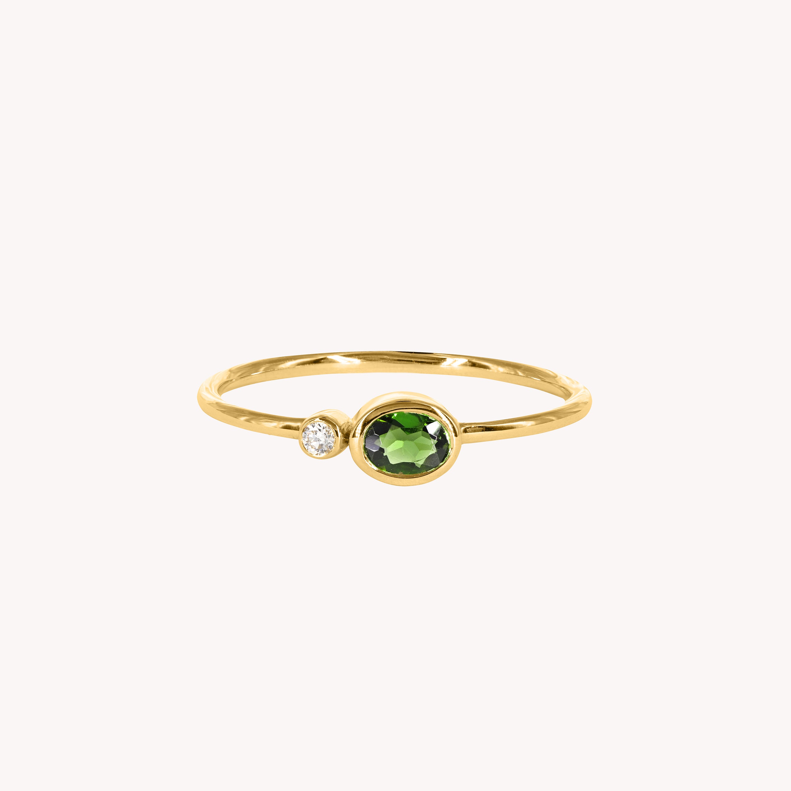 Bague Duo Verte Valentine