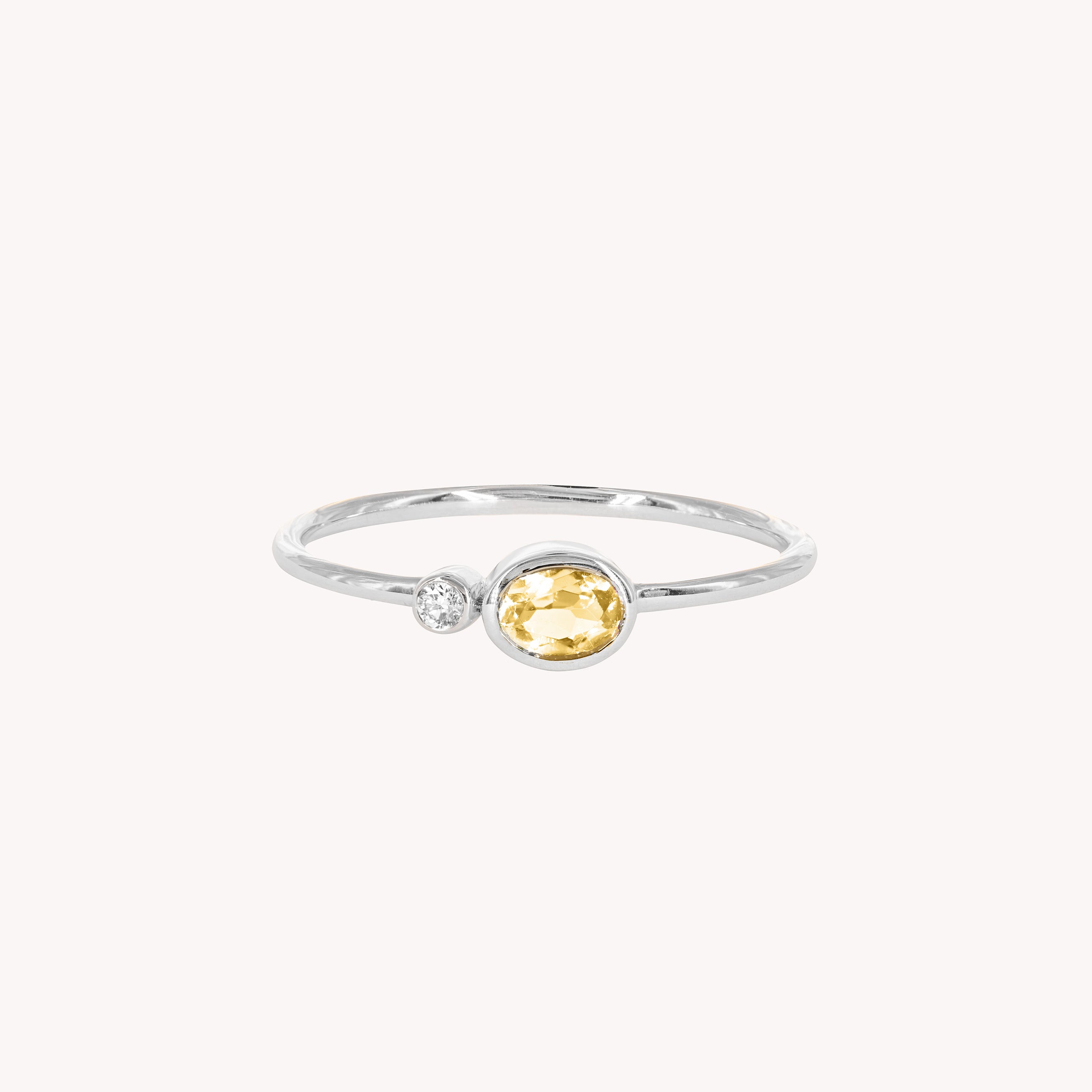 Bague Duo Jaune Valentine