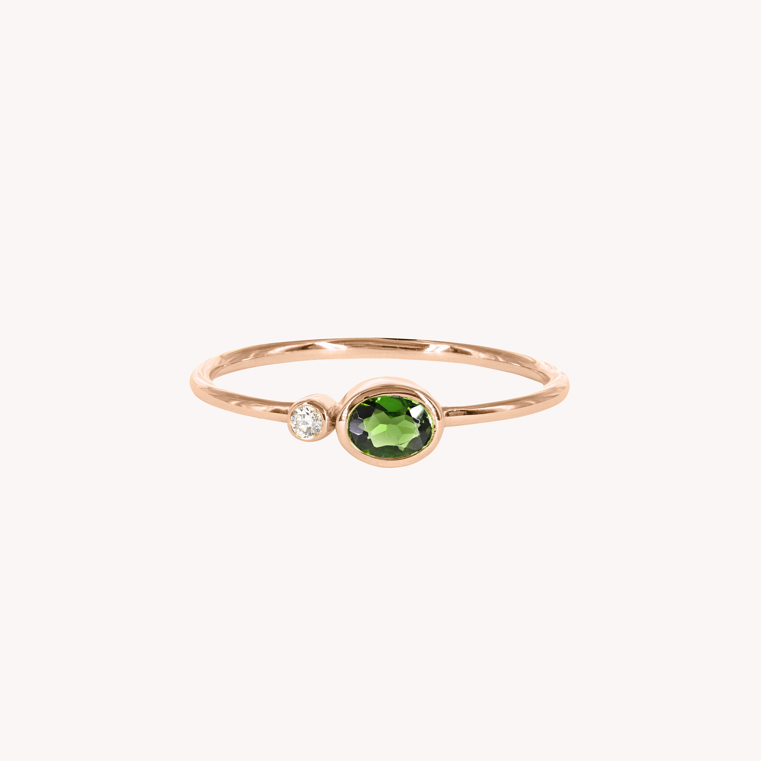 Bague Duo Verte Valentine