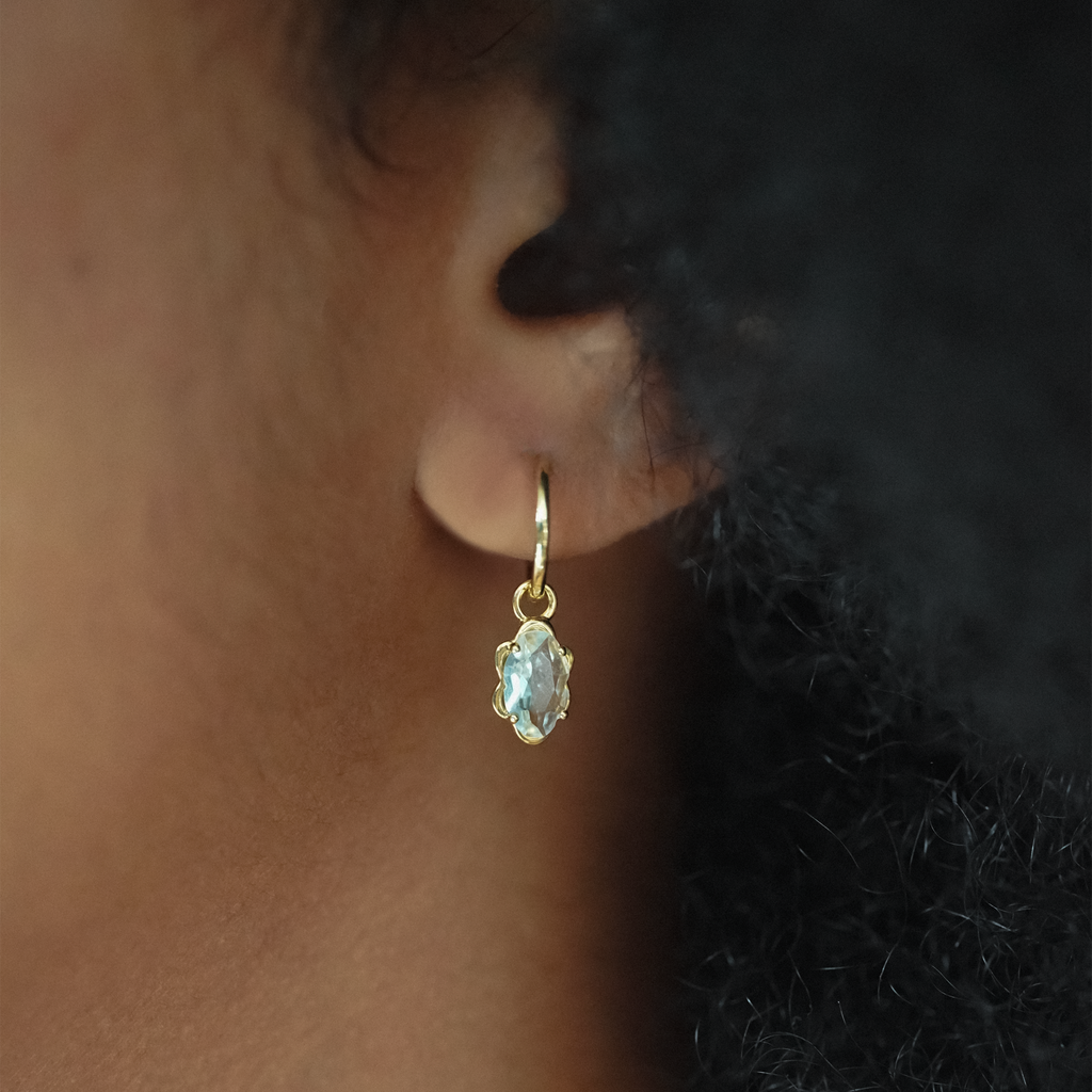 Boucle d'oreille Nuage