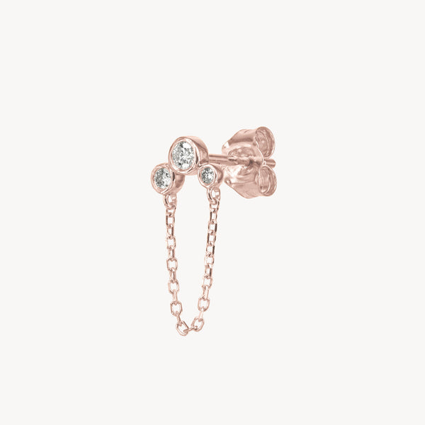 Boucle d'oreille Chaîne Lorène