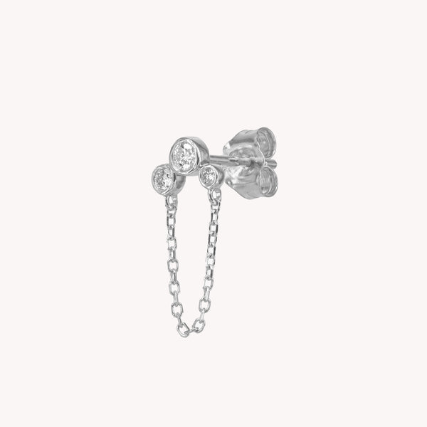 Boucle d'oreille Chaîne Lorène