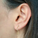 Boucle d'oreille chaine poire Iris