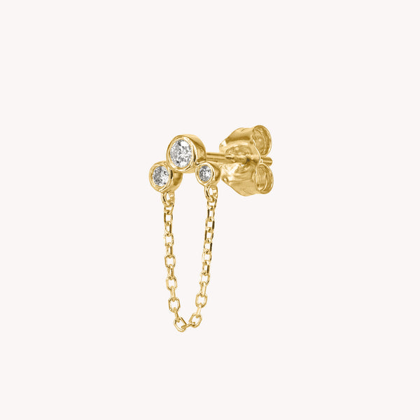 Boucle d'oreille Chaîne Lorène