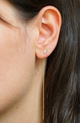 Boucle d'oreille longue moon 