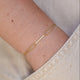 Bracelet cordon beige sable