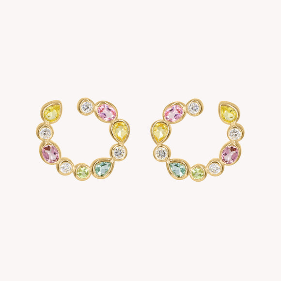 Créoles twirl valentine