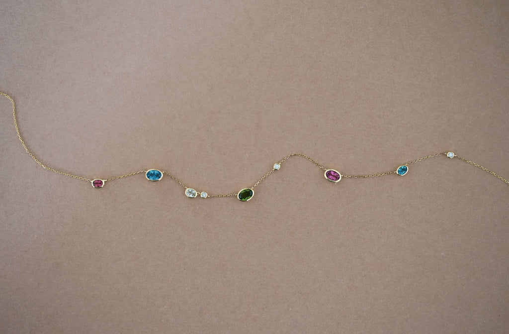 Collier Tourmalines Valentine