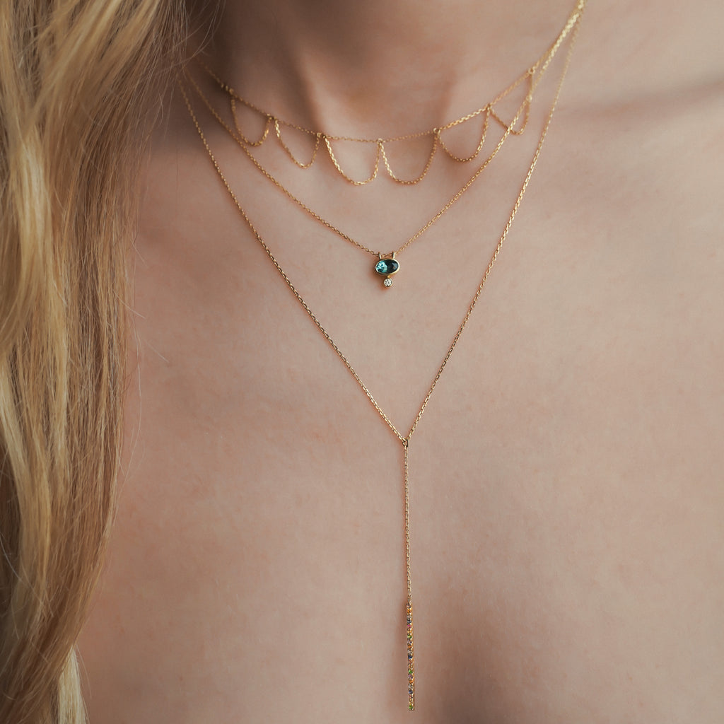 Collier Ras de Cou Valentine Turquoise