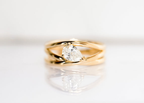 Création de bague Sur Mesure en or recyclé