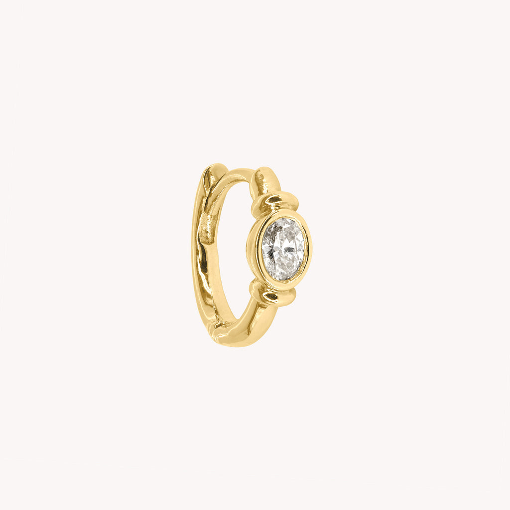 Mini hoop earrings Diamond Valentine