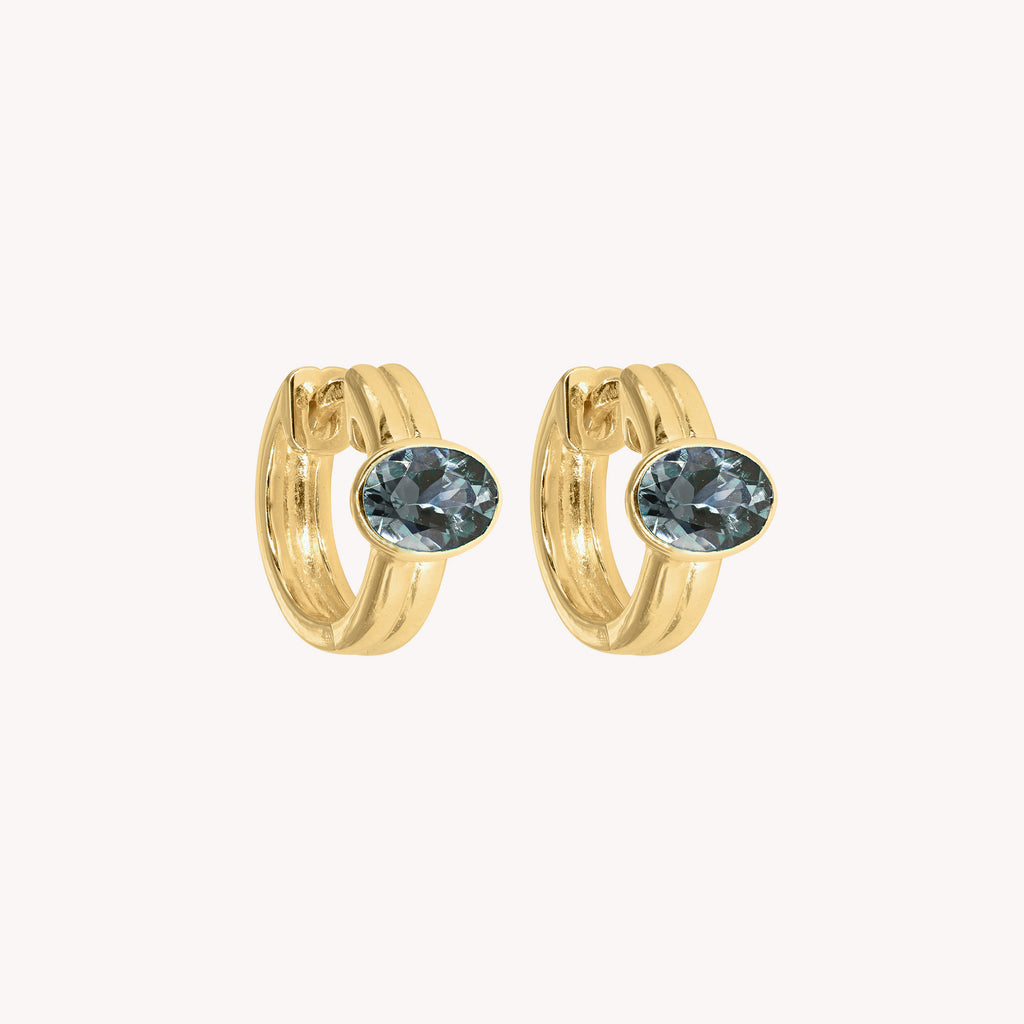 Double Creole Indigolite Valentine