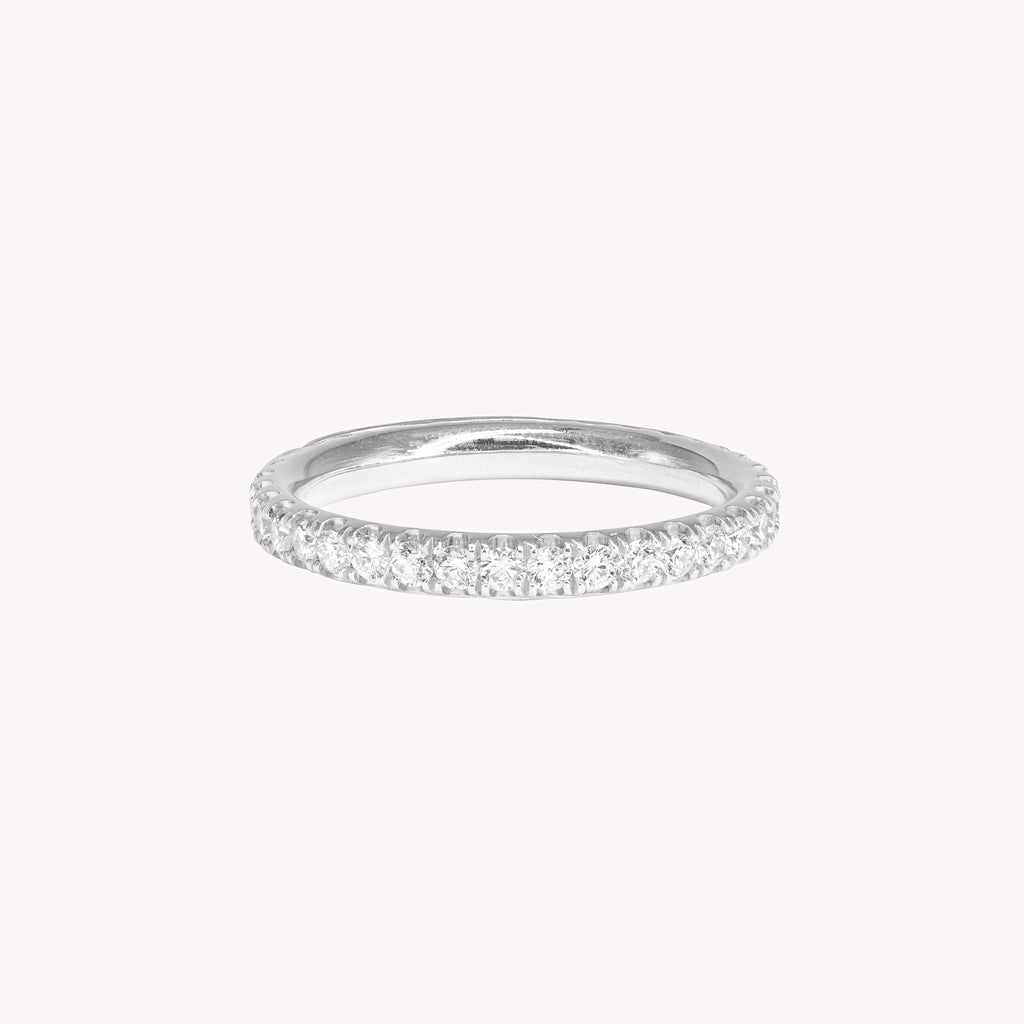 Iris Diamond Large Wedding Ring