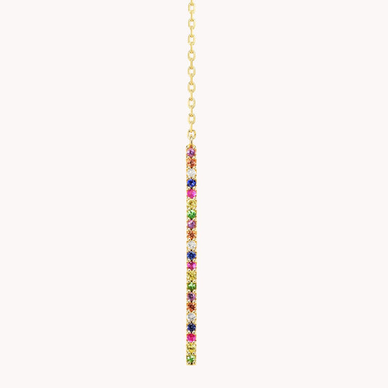 Multicolored Iris Necklace
