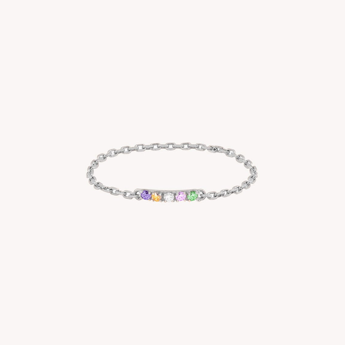 Iris_Bague_chaine_multicolores