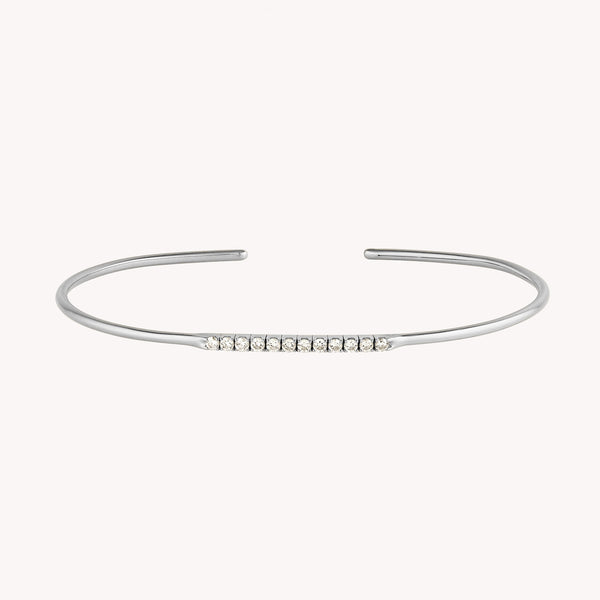 Jonc Diamants Blancs Iris