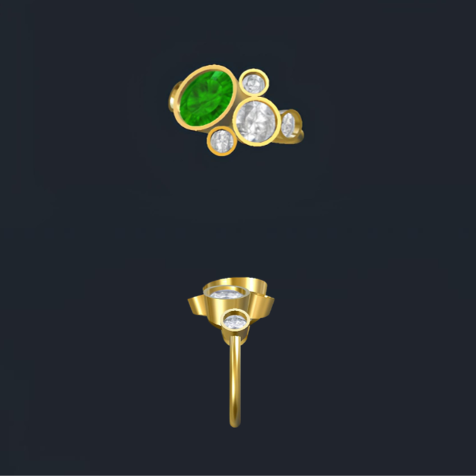 Marie-Eve_Transformation de bijoux anciens en or recycle 18 carats Douze paris