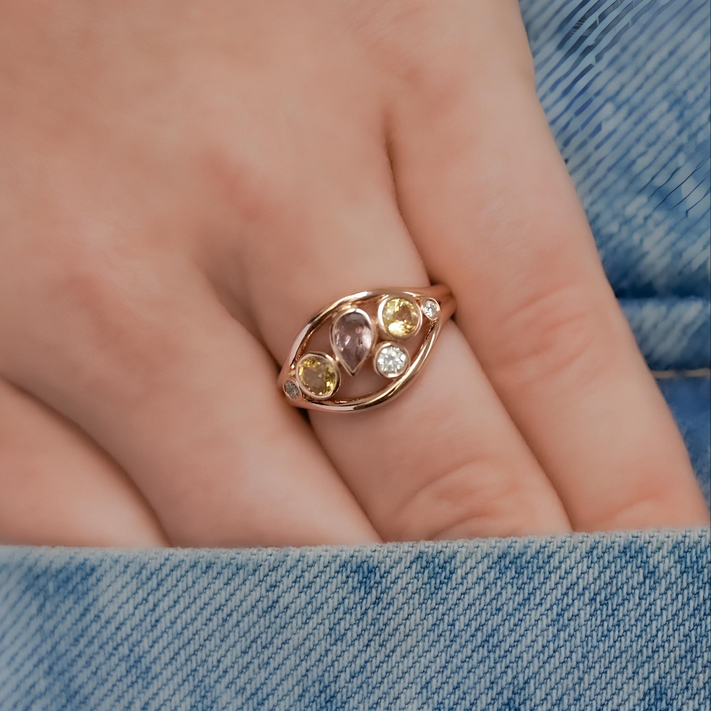 Creation de bijoux Sur Mesure en or recycle 18 carats Douze paris