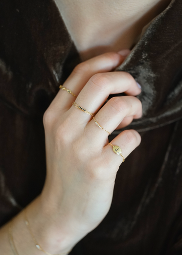 NOEL-BIJOUX A MOINS DE 500€-BAGUES CHAINE-PERSONNALISABLE ALBA-DIAMANTS BLANCS IRIS-DIAMANTS NOIRS IRIS-ALBA-DIAMANTS BRUNS ALBA