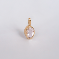 Powder Pink Tourmaline Pendant
