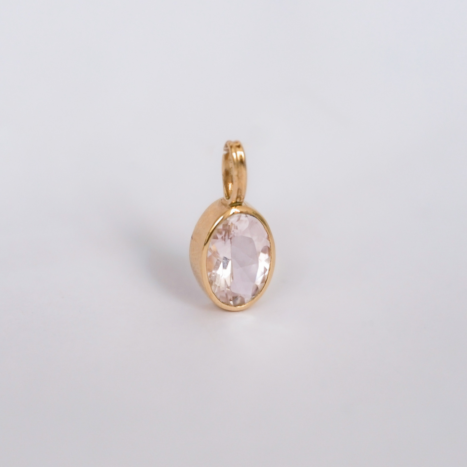 Powder Pink Tourmaline Pendant