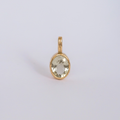 Pendentif Tourmaline Vert Amande