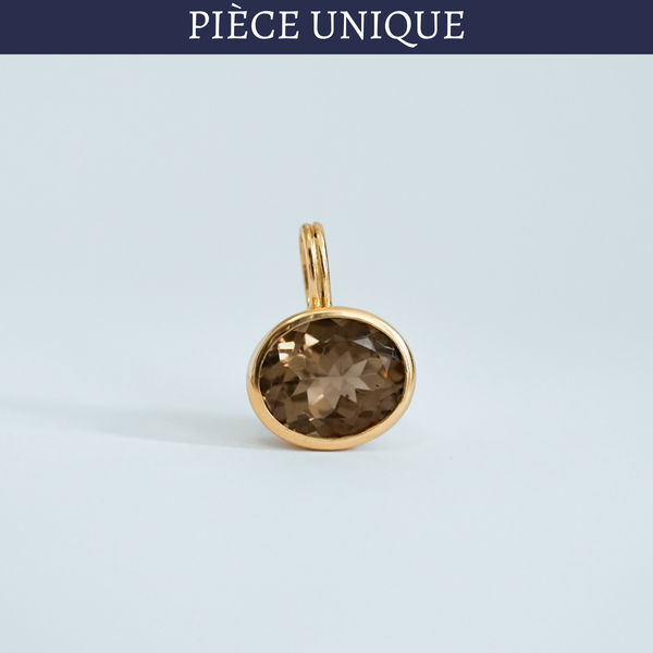 Pendentif tourmaline brune douze paris