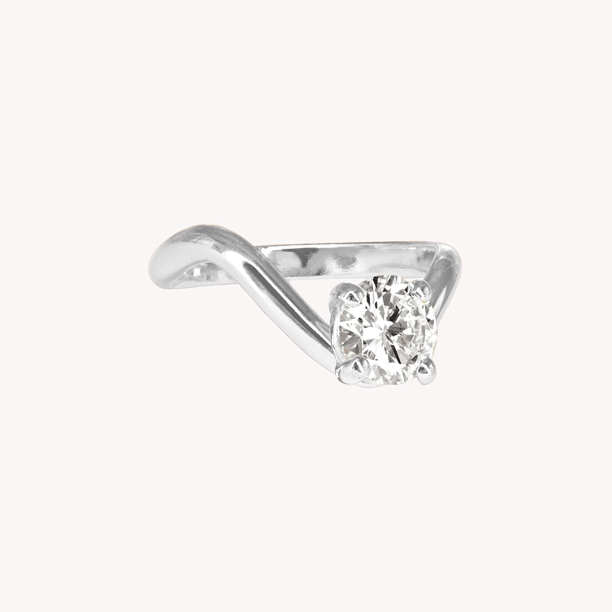 Engagement Ring - Brilliant Diamond Solitaire