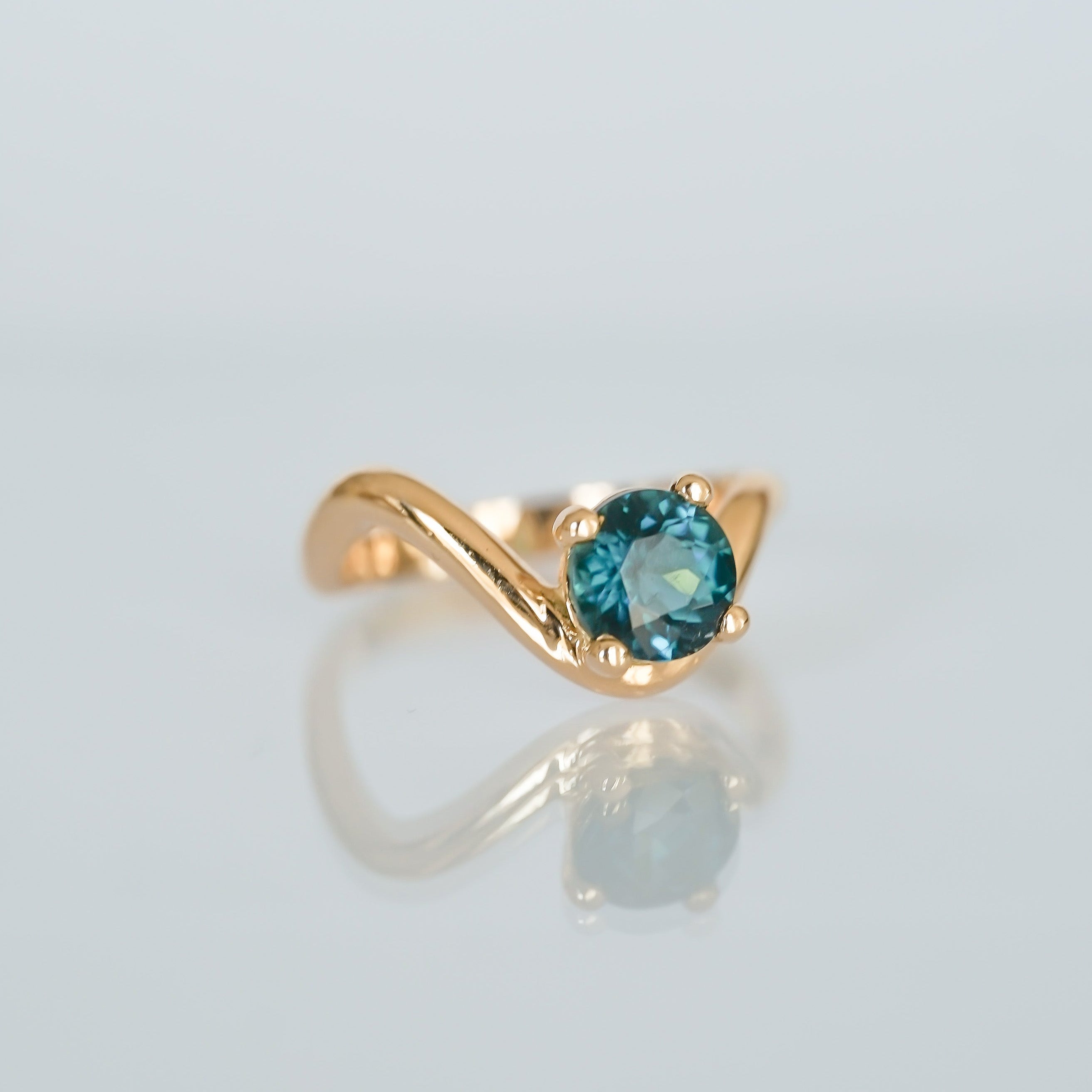 Unique Ring - Tourmaline Solitaire