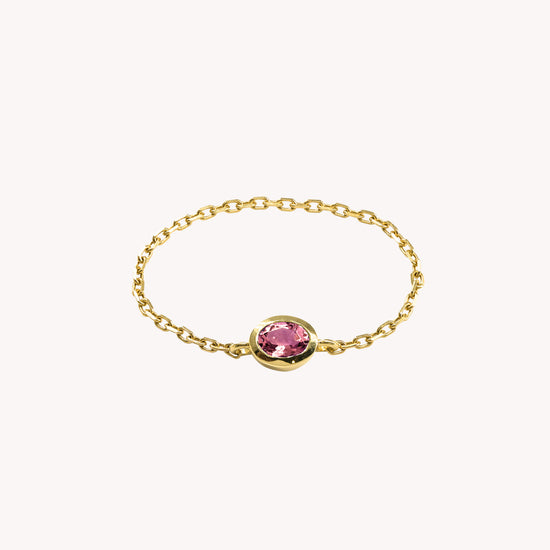 Valentine Rose Chain Ring