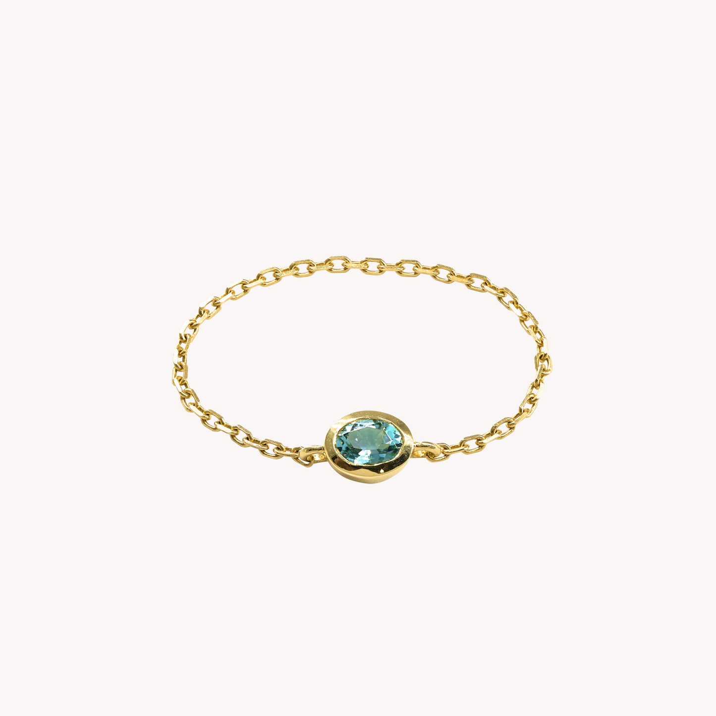 Valentine Turquoise Chain Ring