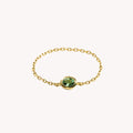 Bague Chaîne Verte Valentine