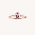 Off-Center Rose Valentine Ring