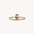 Bague Décentrée Rose Valentine