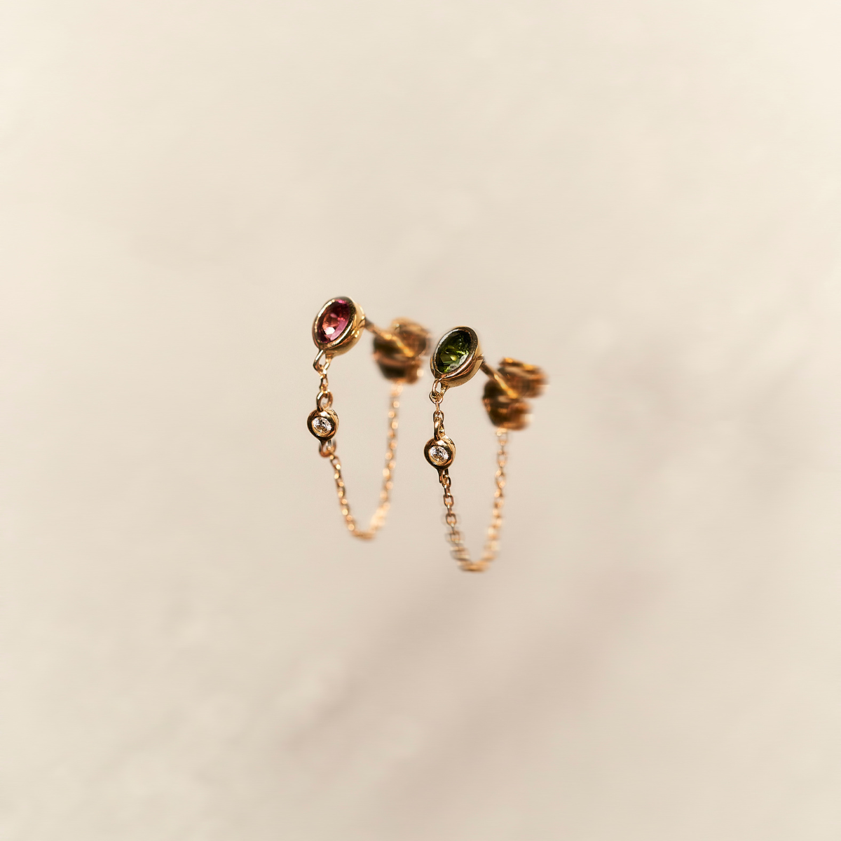 Valentine Rose Chain Earring