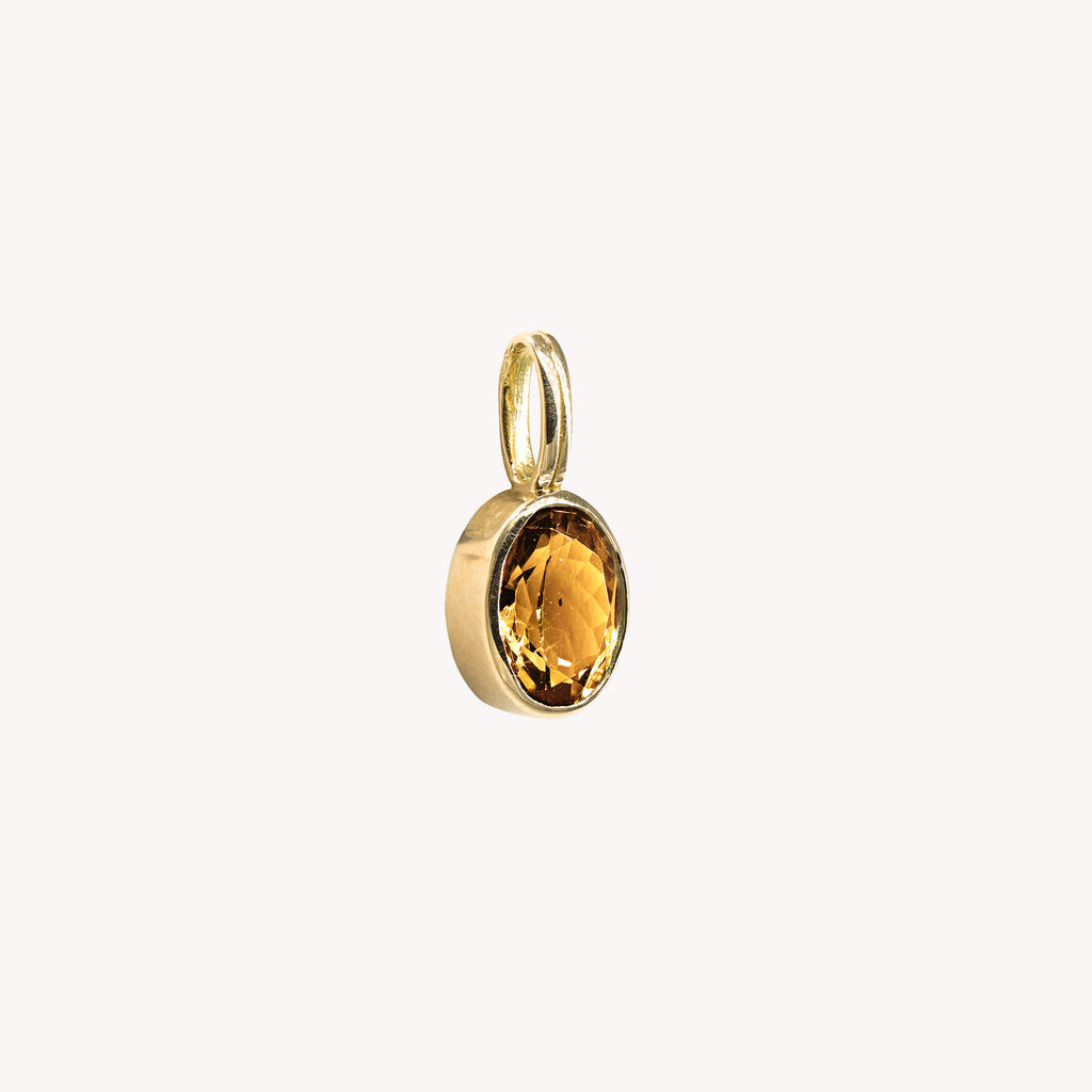 Unique Pendant - Yellow Tourmaline