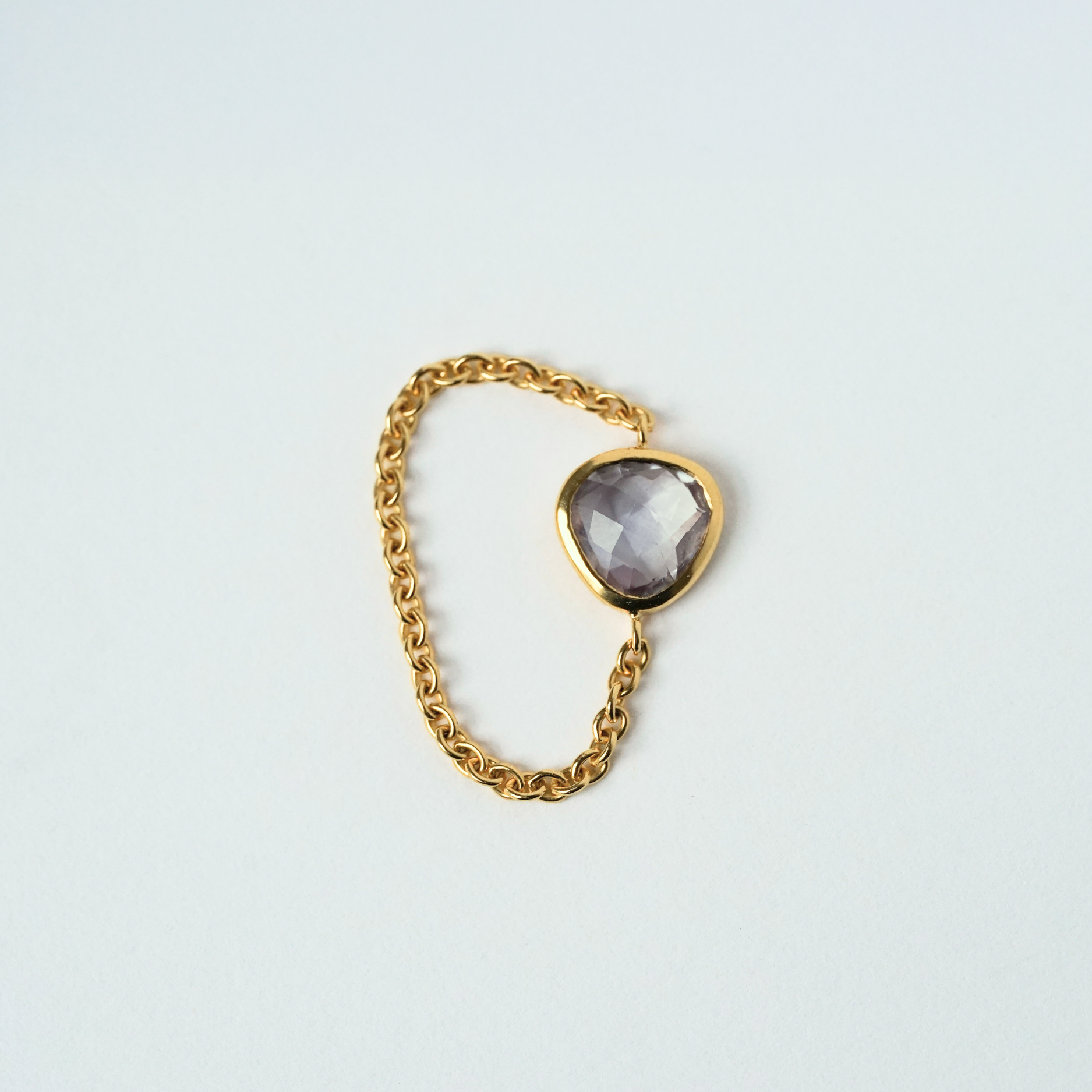 - Vendue - Bague Chaîne Unique Rosecut IV