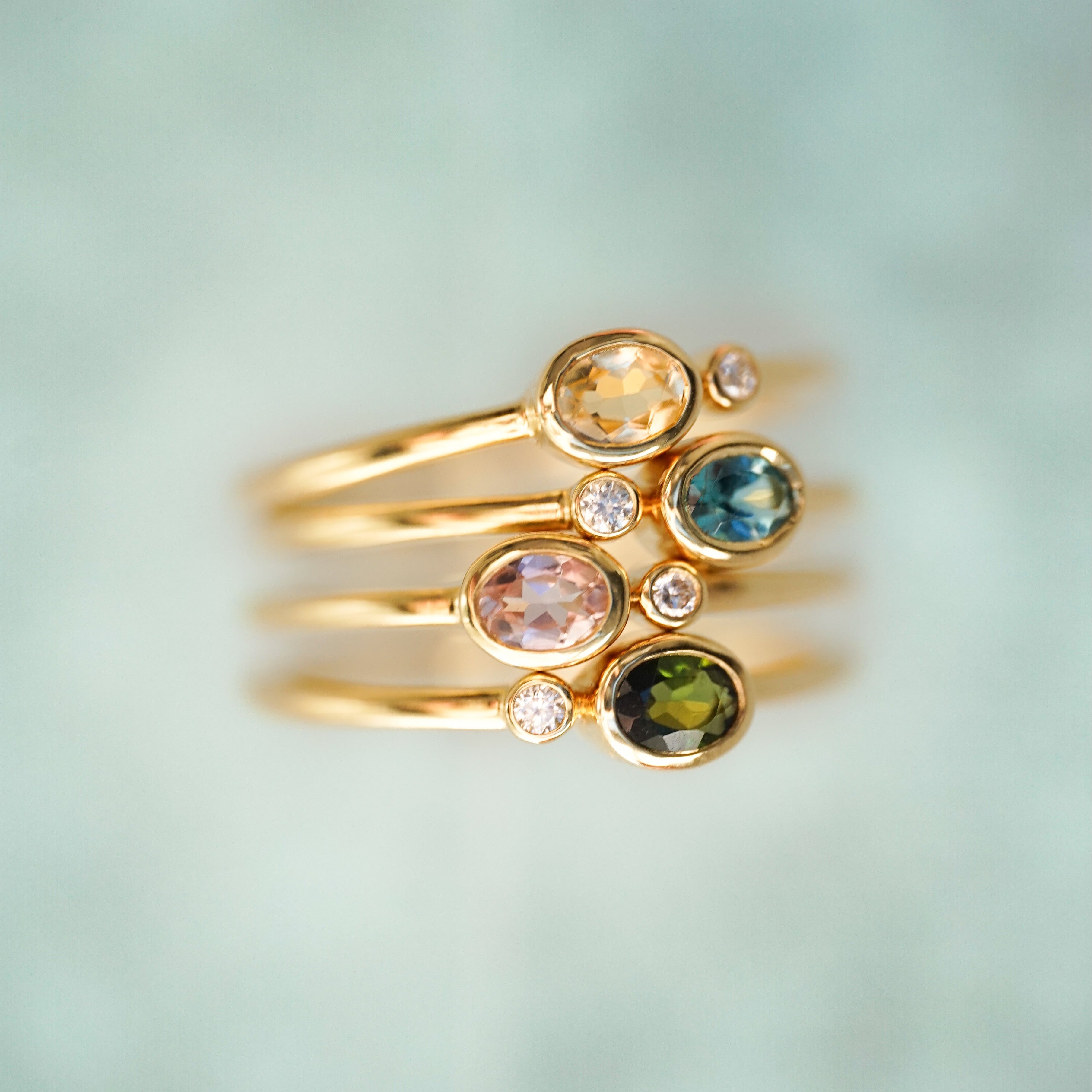 Bague Duo Jaune Valentine