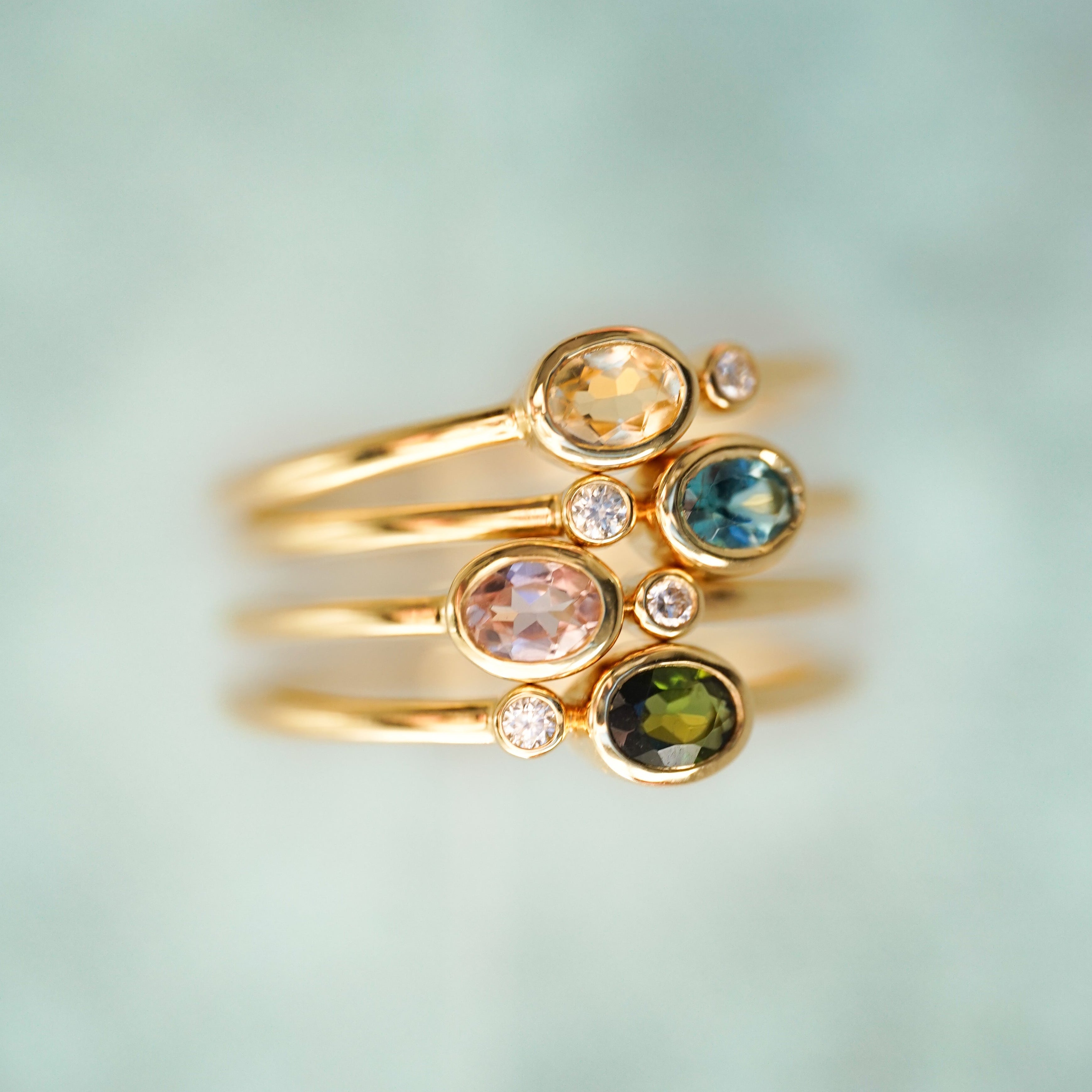 bague_duos_jaune_turquoise_rose_verte_valentine_1