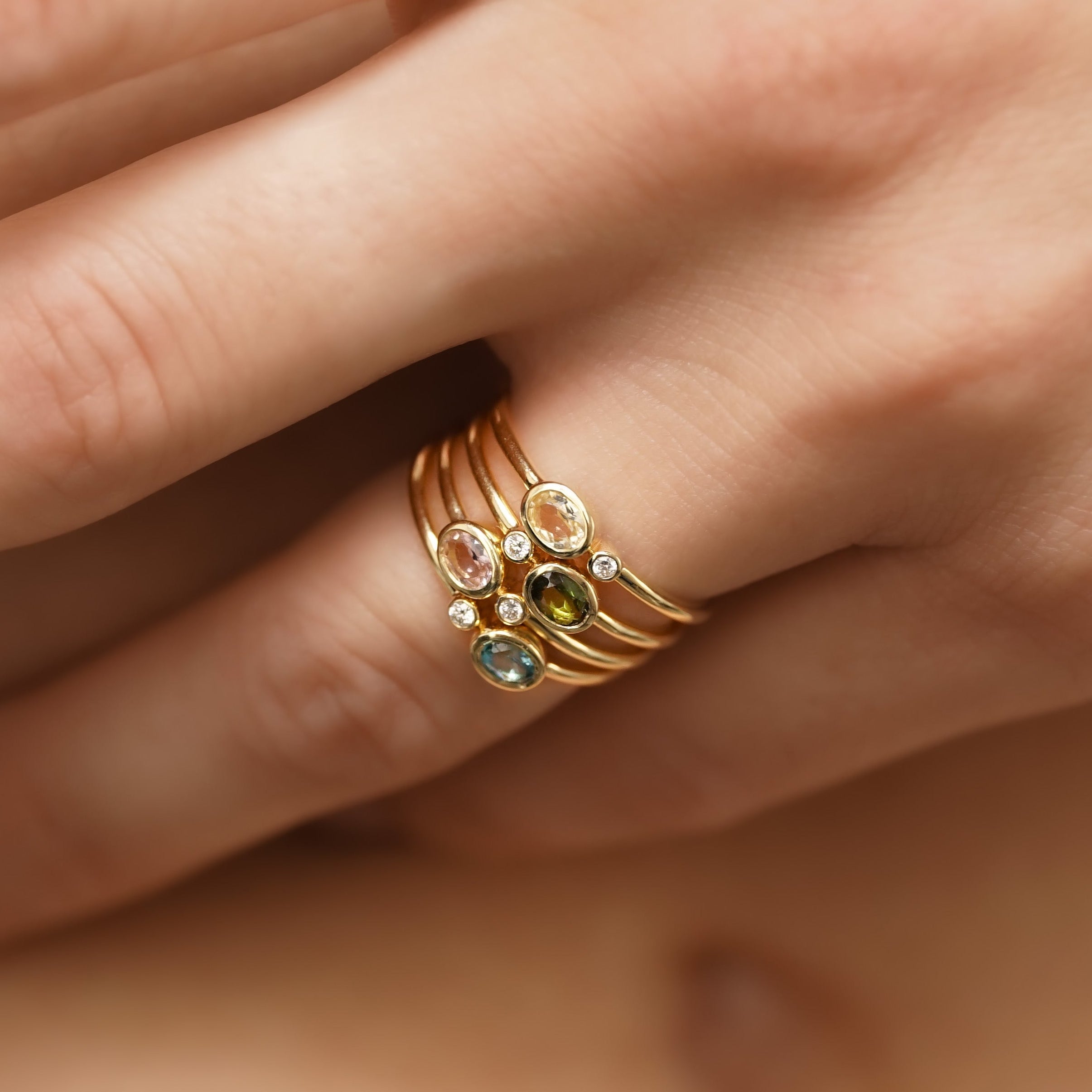 Bague Duo Jaune Valentine