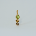 Unique Pendant - Peridot and Tourmalines I