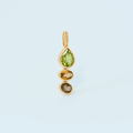 Unique Pendant - Peridot and Tourmalines I