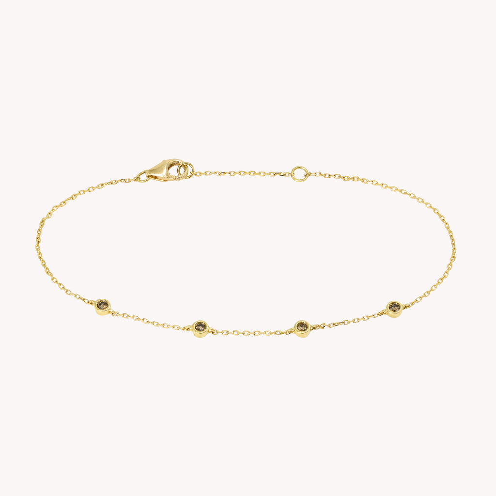 Bracelet Alba Diamants Bruns