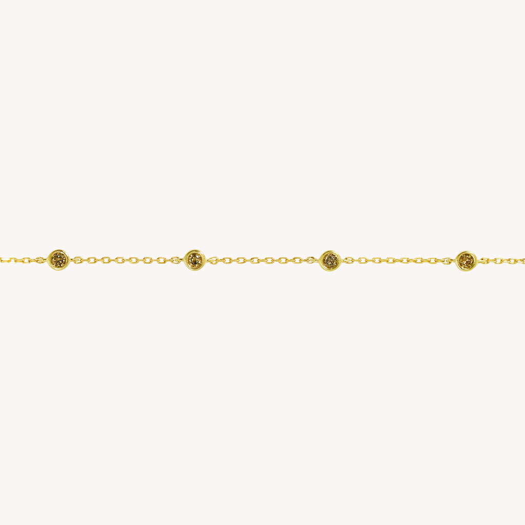 Bracelet Alba Diamants Bruns