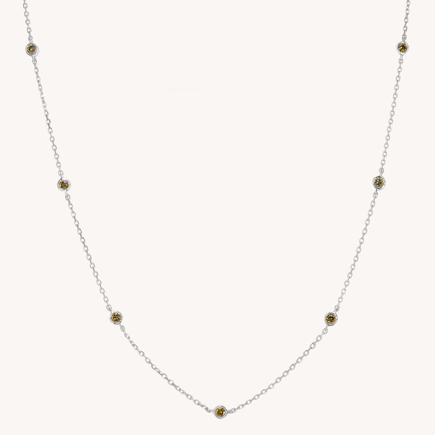 Alba Brown Diamond Necklace
