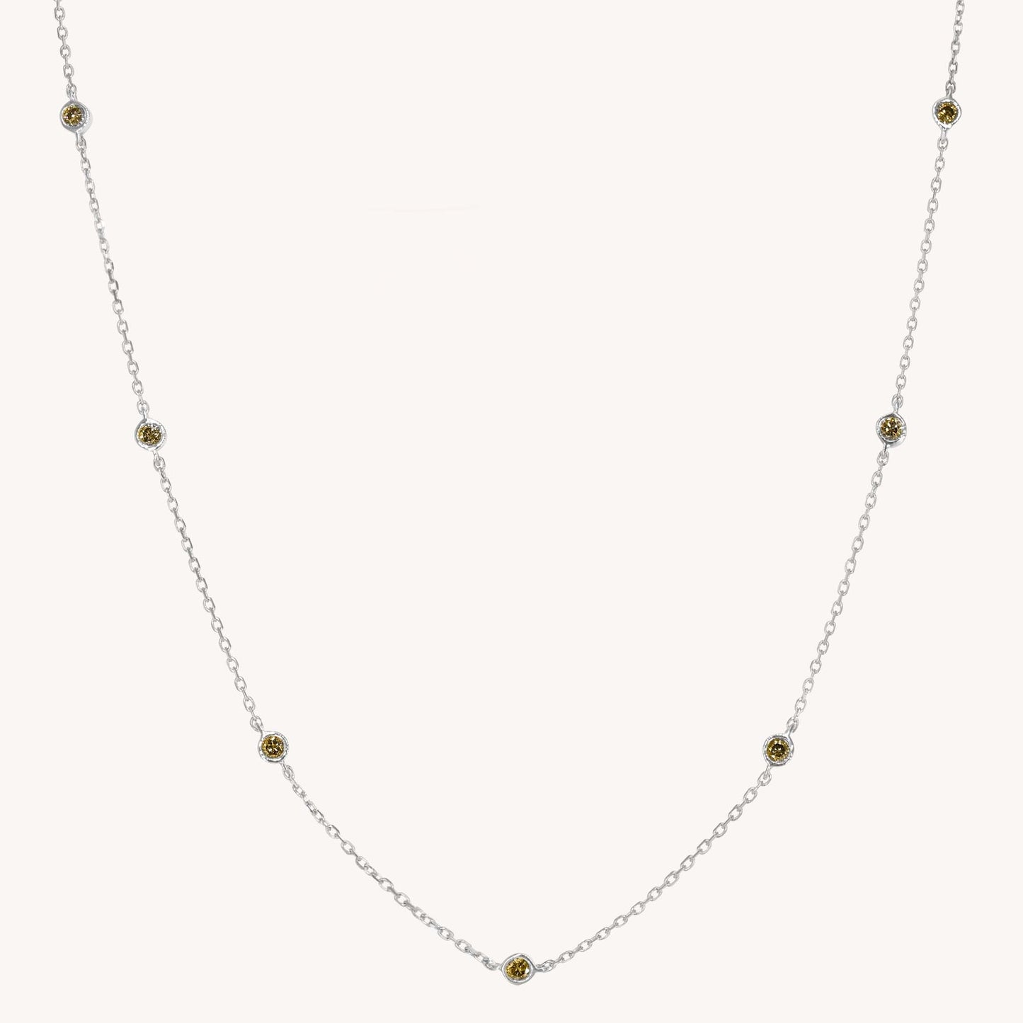 Collier Alba Diamants Bruns