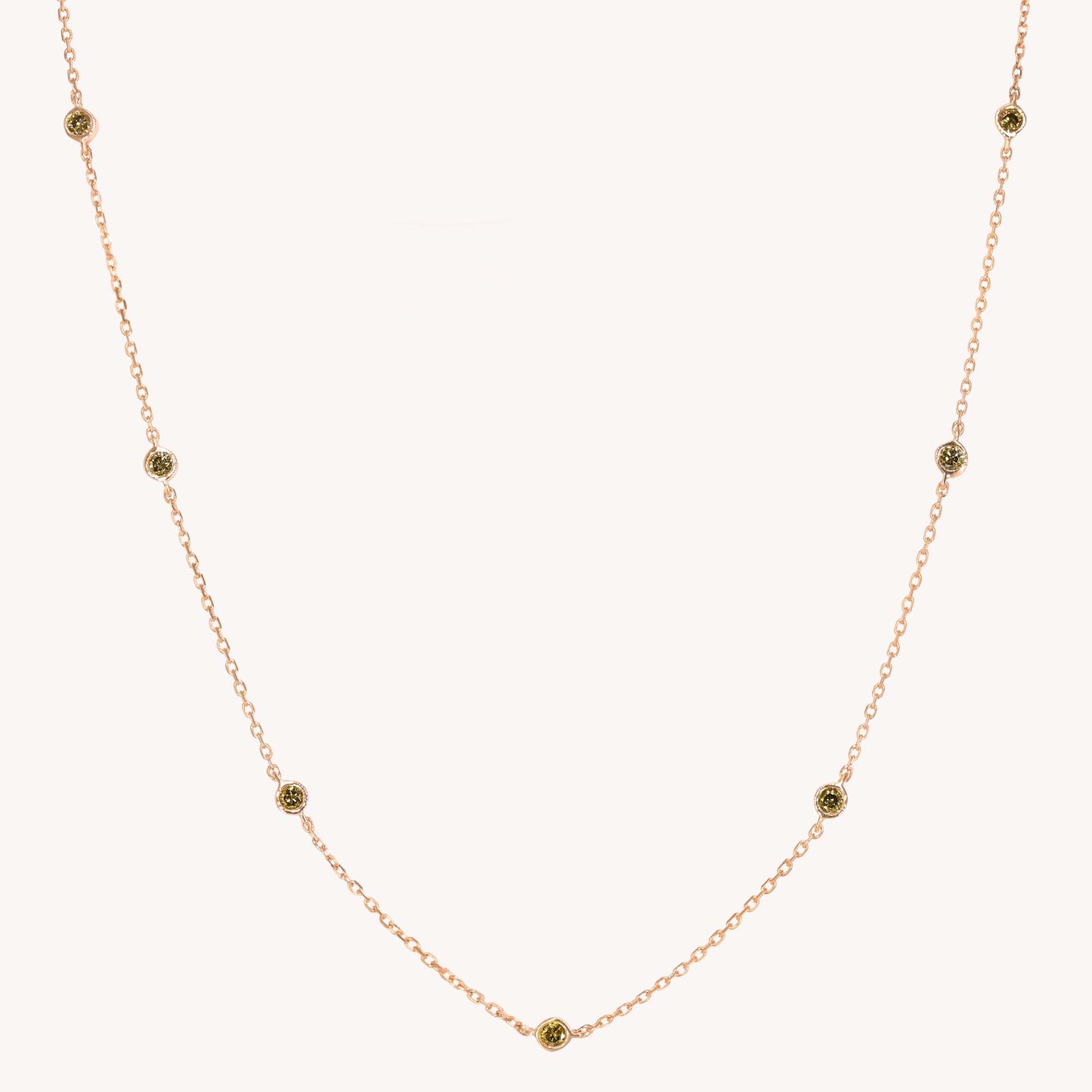Alba Brown Diamond Necklace